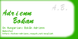 adrienn bokan business card